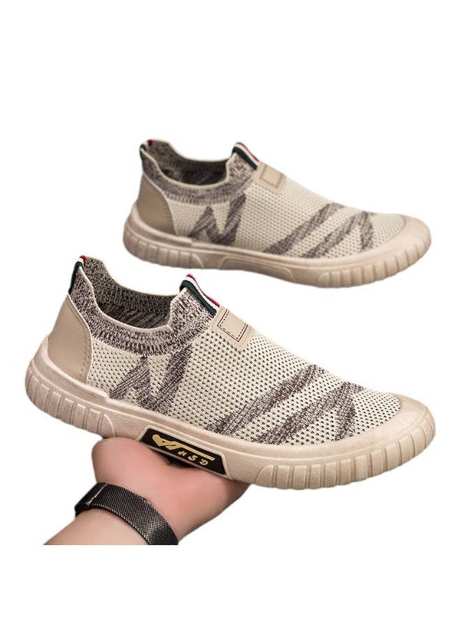 NIBEMINENT Autumn  Men's Casual Flying Mesh Breathable Cloth Shoes Sneakers Men - Image 2