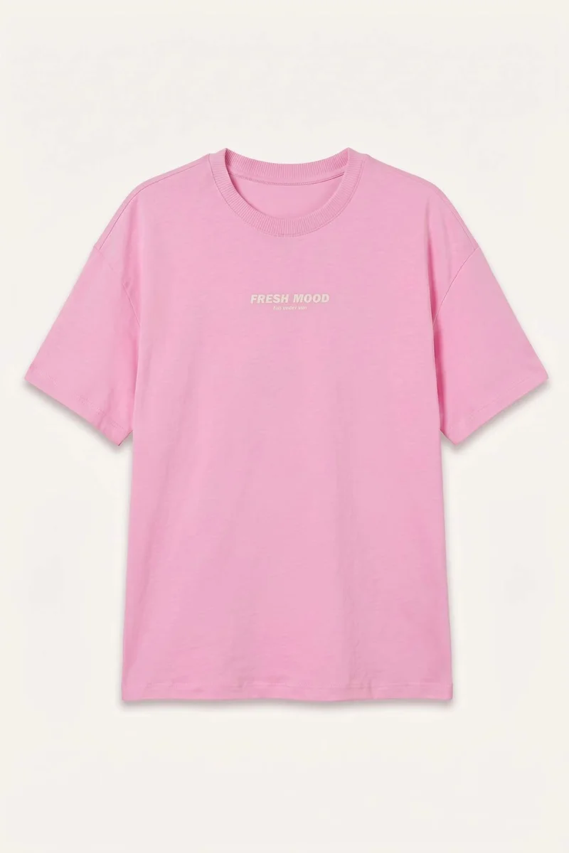 DeFacto Printed Short Sleeve T-Shirt