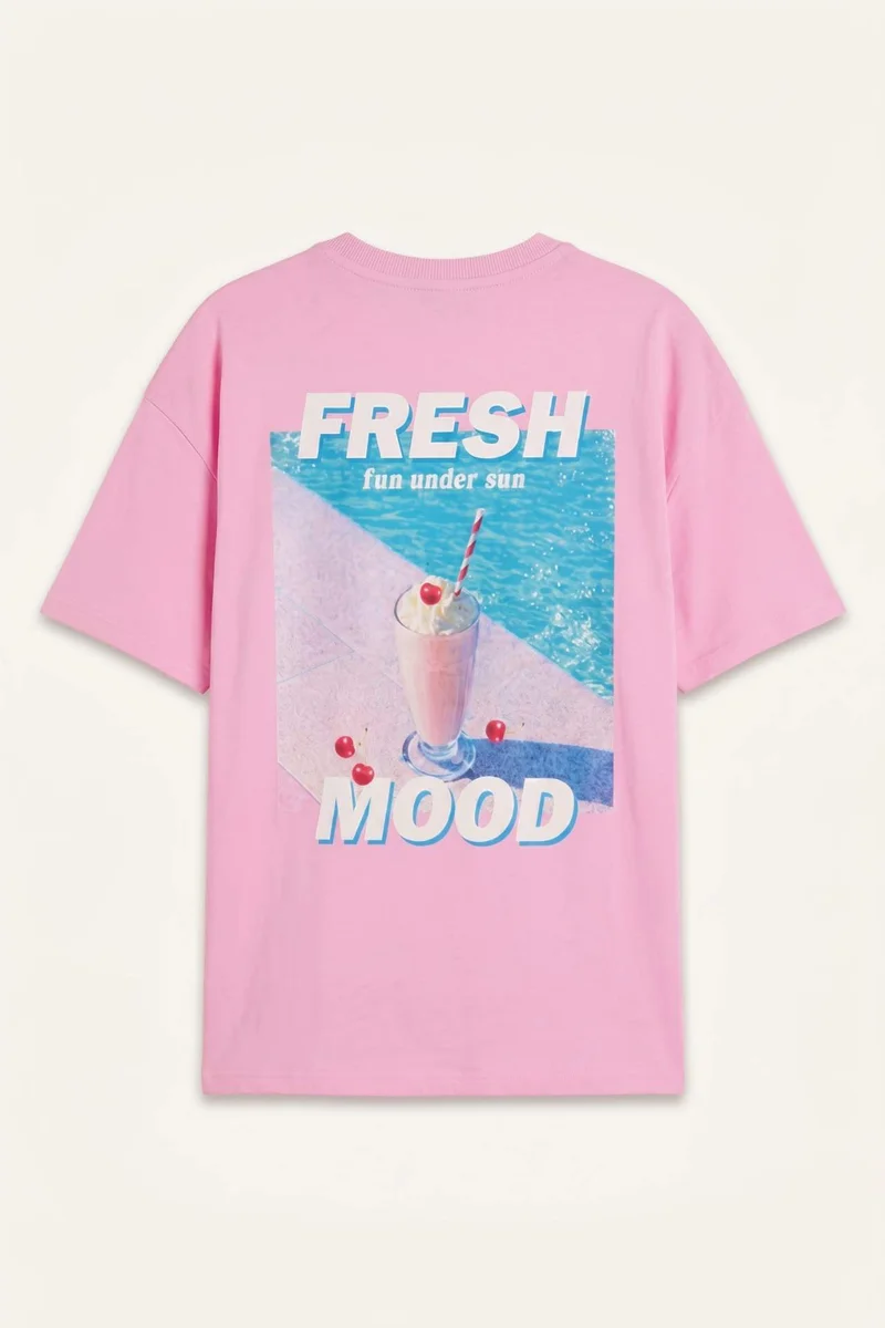 DeFacto Printed Short Sleeve T-Shirt