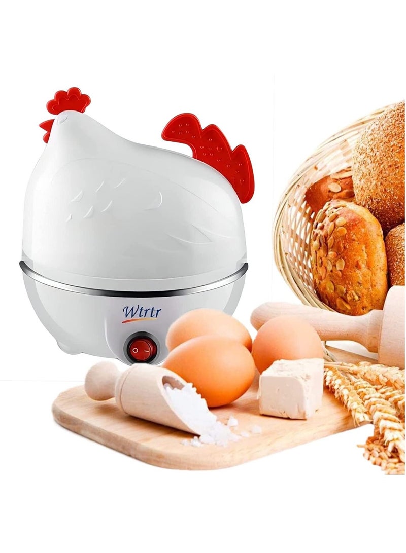 Wtrtr Wtrtr Egg Cooker, Electric Egg Beater, White Egg Steamer, Egg Cooker, 7 Egg Volume  - Image 1