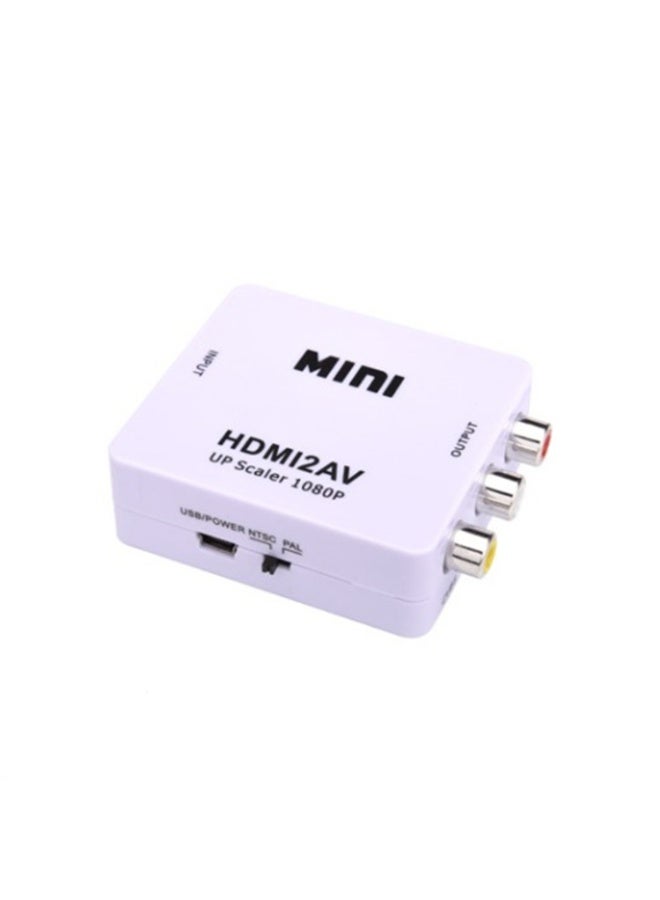 HDMI to AV Video Converter Adapter – High-Quality, Compact Design for Seamless Video Conversion  - Image 1