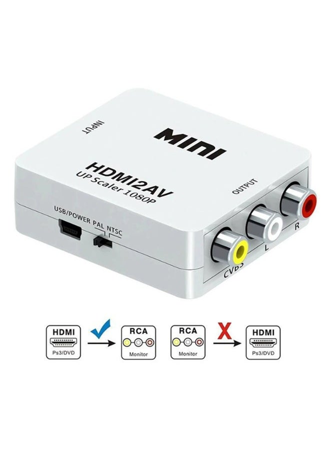 HDMI to AV Video Converter Adapter – High-Quality, Compact Design for Seamless Video Conversion  - Image 2