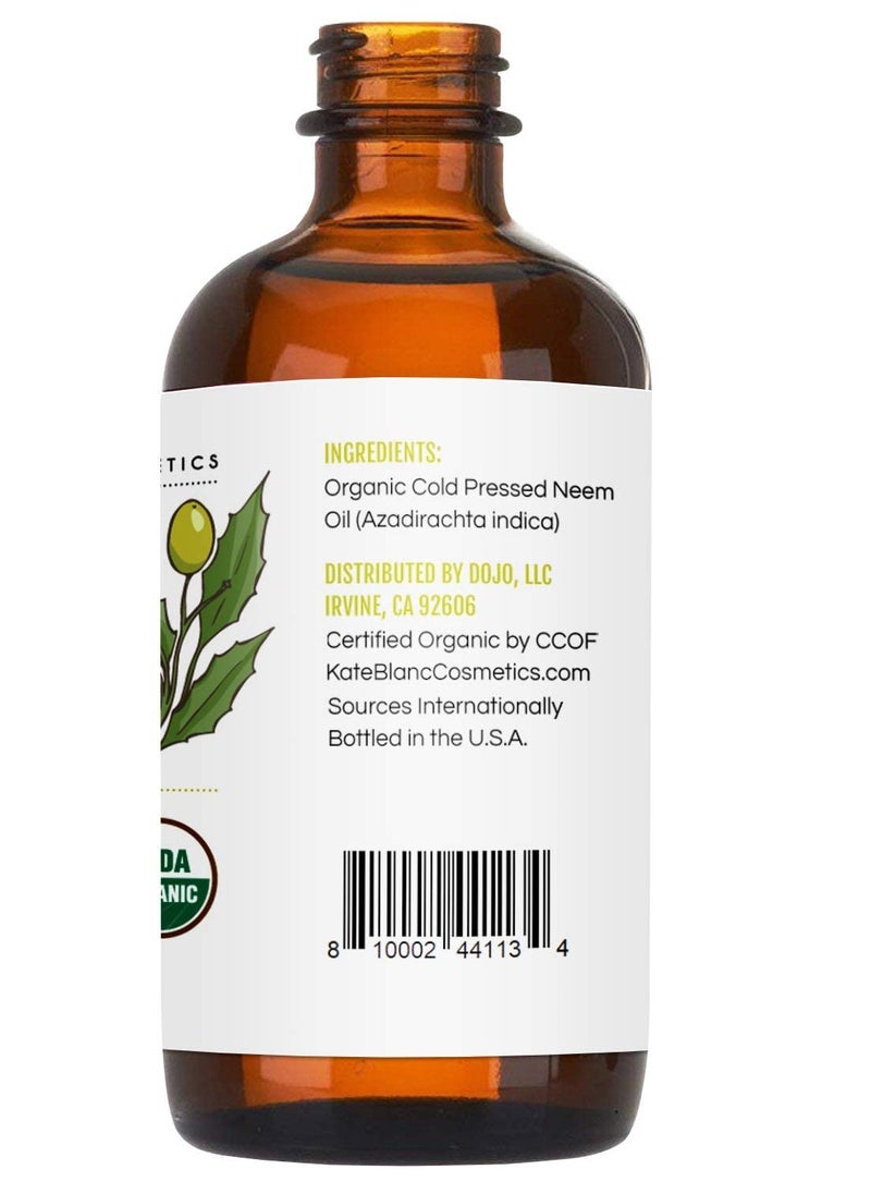 Kate Blanc Cosmetics - Kate Blanc Cosmetics neem oil for skin hair growth plants 4oz natural & USDA 100% pure concentrate mixed with water to create spray - Image 1