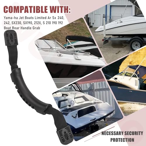 WuWoWo 4 Pack F1C-U1552-00-00 Boat Handle Grip Assembly for Yamaha Jet Boats Limited Ar Sx 240, 242, SX230, SX190, 212X, S 210 190, 192, Replace F1CU15520000 - Image 4