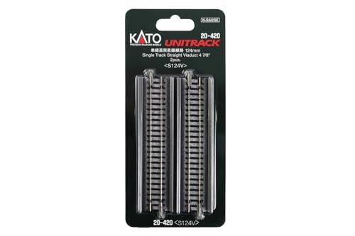 Kato USA Inc. N 124mm 4-7/8 Straight Viaduct 2 KAT20420 N Track - Image 4