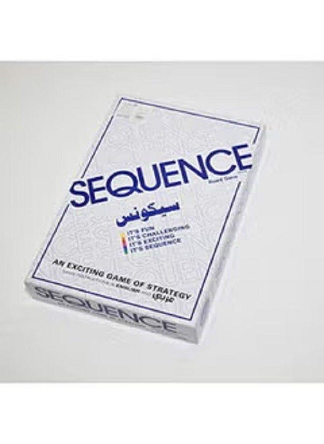 Generic - Sequence Game - Strategy Board Game with Playing Cards and Plastic Coins - A fun game for the development of thinking and concentration for children and adults - Image 1