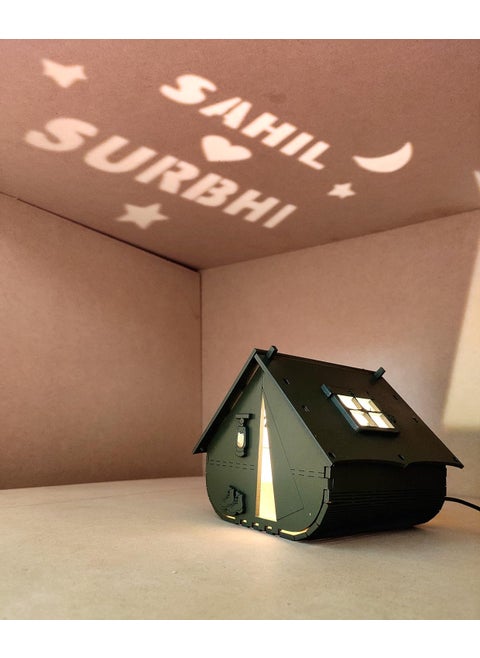 Craft Village Customize 3D Tent Shape Shadow Box 5x5inch