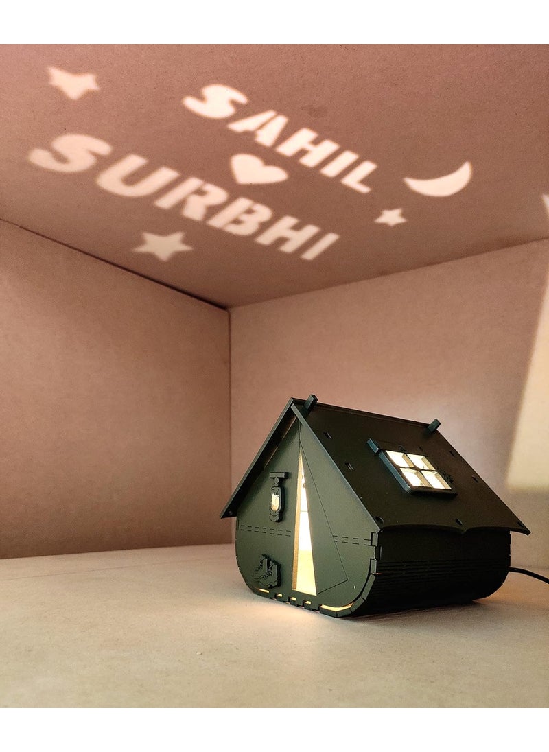 Craft Village - Craft Village Customize 3D Tent Shape Shadow Box 5x5inch - Image 1