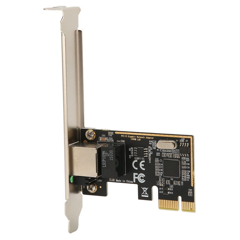 بطاقة شبكة جيجابت إيثرنت PCIe 10 100 1000 ميغابت في الثانية محول LAN RJ45 متوافق مع Windows و OS X - Image 2