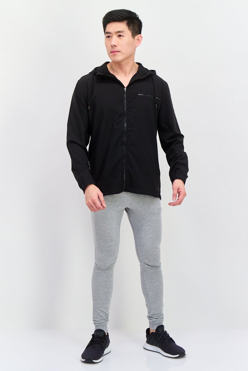 Legend Men Comfort Fit Long Sleeves Training Jacket, Black  - Image 4