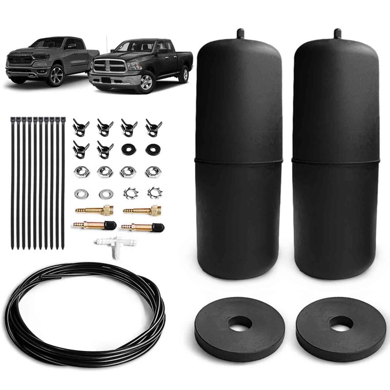 VIGOR 1000HD Air Spring Bags Suspension Kit for 20092025 CoilSpring Ram 1500 Pickups Rear Air Spring Kit OE Replace 60818HD