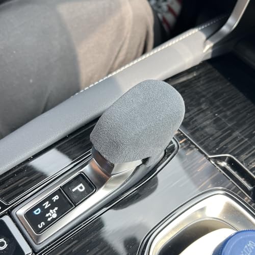 ZiWen New Interior Trim Center Gear Shift Knob Cover Accessories for Lexus RX 350 RX 500h 2023 2024 2025 NX 250 NX 350 NX 350h NX 450h 2022-2025 (Suede Black) - Image 2