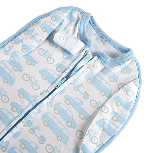 Woombie Convertible Nursery Swaddling Blanket - Swaddle Converts to Wearable Blanket for Babies Up to 3 Months - Vented (Beep Beep, 5-13 lbs) - Image 4