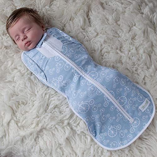 Woombie Convertible Nursery Swaddling Blanket - Swaddle Converts to Wearable Blanket for Babies Up to 3 Months - Vented (Beep Beep, 5-13 lbs) - Image 2