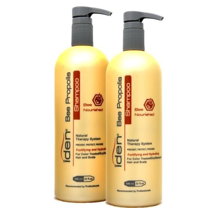 Iden Bee Nourished Shampoo 32oz 2Pack