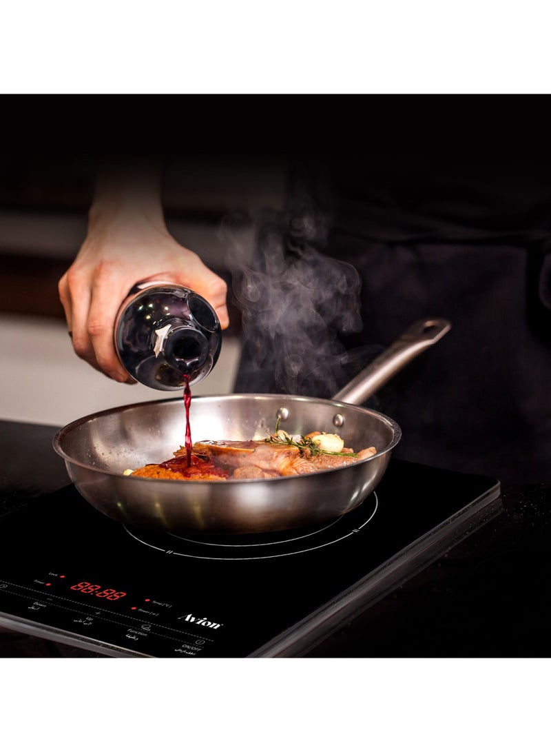 Avion Digital Induction Cooker | 10Level Temperature Adjustment | Touch Control | LED Digital Display - Image 2