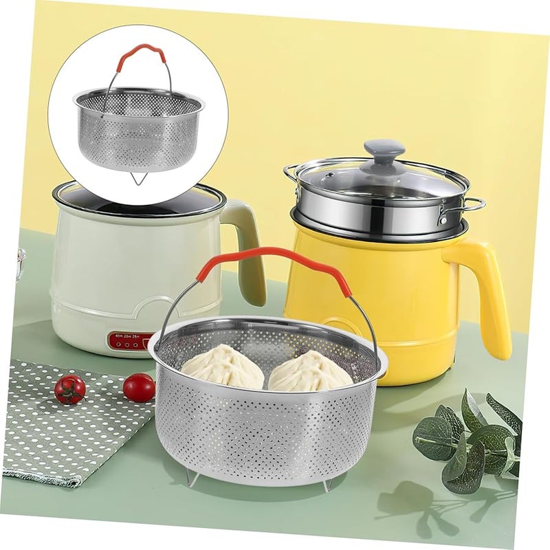 وعاء إدراج طنجرة الأرز من الفولاذ المقاوم للصدأ لسلة الطهي - Image 3