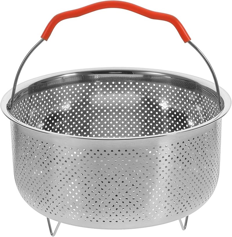 وعاء إدراج طنجرة الأرز من الفولاذ المقاوم للصدأ لسلة الطهي - Image 1