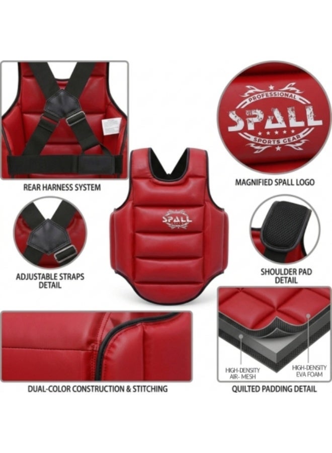 Spall Boxing Chest Guard  Body Protector Gear Ideal for   Martial Arts Muay Thai Taekwondo Kickboxing Gym Academy School Perfect for Men and Women - Image 4