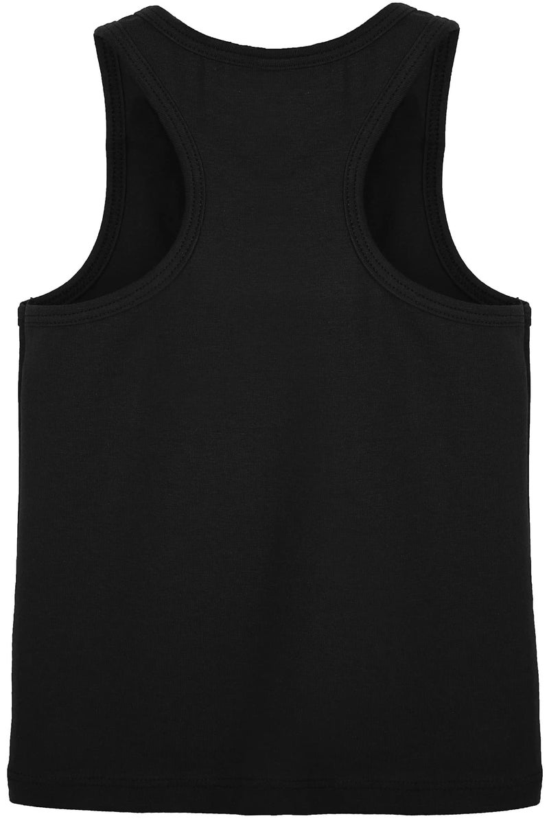 Lilax Girls' Racerback Tank Top 6 Black - Image 3