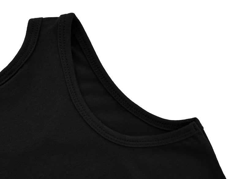 Lilax Girls' Racerback Tank Top 6 Black - Image 5