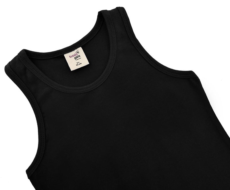 Lilax Girls' Racerback Tank Top 6 Black - Image 4