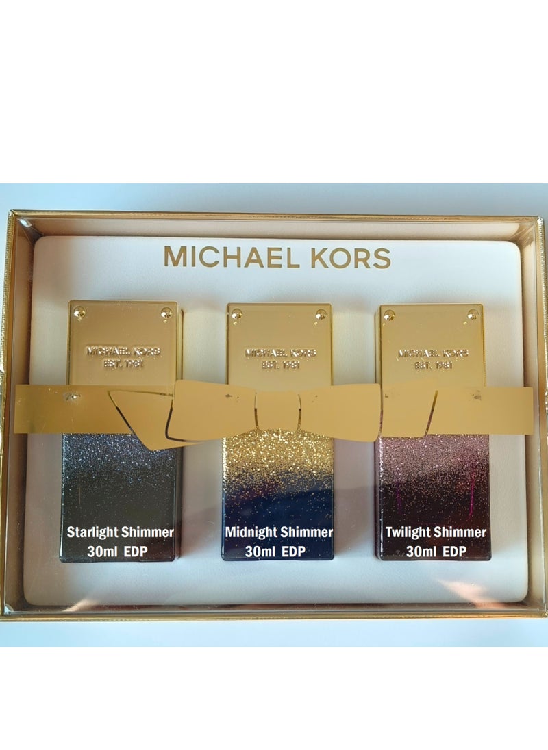 Michael Kors - Starlight Shimmer, Midnight Shimmer, Twilight Shimmer 3 pieces Set 30ml x 3 - Image 1