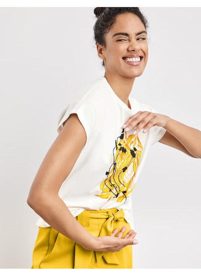 GERRY WEBER - T-shirt with a front print - Image 1