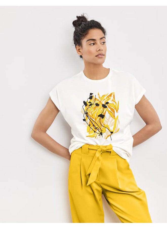 GERRY WEBER - T-shirt with a front print - Image 1
