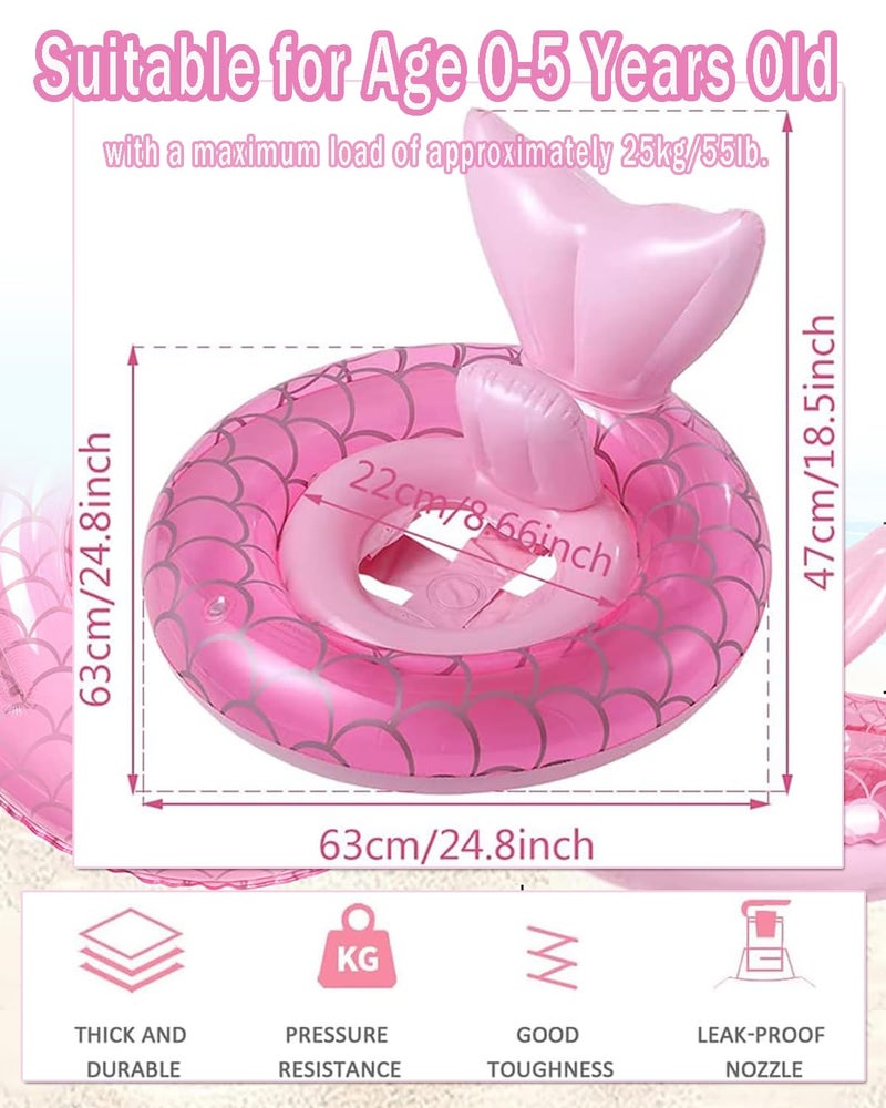 Plexaris طوق السباحة للأطفال، عوامات لحمام السباحة للأطفال من 0-5 سنوات، عوامة للأطفال مع مقعد أمان، عوامة حمام السباحة للأطفال، طوق السباحة للأطفال، عوامة السباحة للأطفال، ألعاب حمام السباحة للأطفال، طوف السباحة، - Image 2