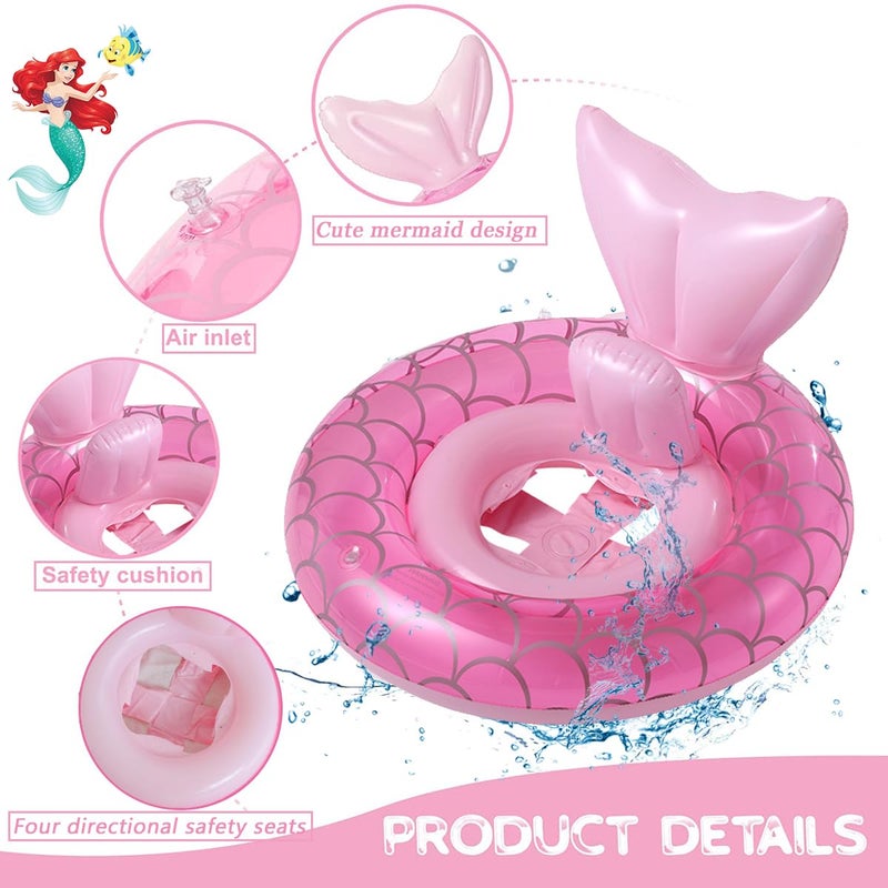 Plexaris طوق السباحة للأطفال، عوامات لحمام السباحة للأطفال من 0-5 سنوات، عوامة للأطفال مع مقعد أمان، عوامة حمام السباحة للأطفال، طوق السباحة للأطفال، عوامة السباحة للأطفال، ألعاب حمام السباحة للأطفال، طوف السباحة، - Image 4