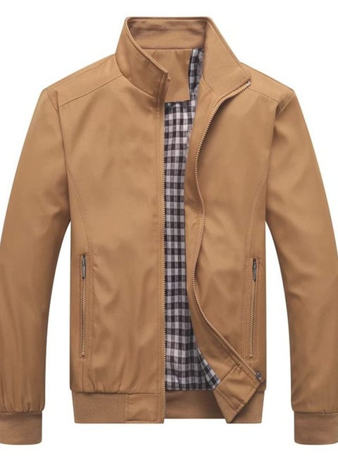 Men's Casualshell spring Autumn Business Style Slim  Jacket Zip Up Outdoor Recreation Coat