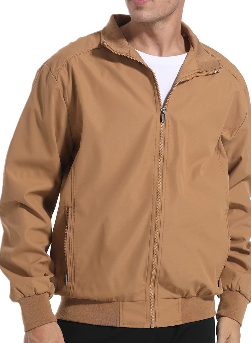 Men's Casualshell spring Autumn Business Style Slim  Jacket Zip Up Outdoor Recreation Coat  - Image 2