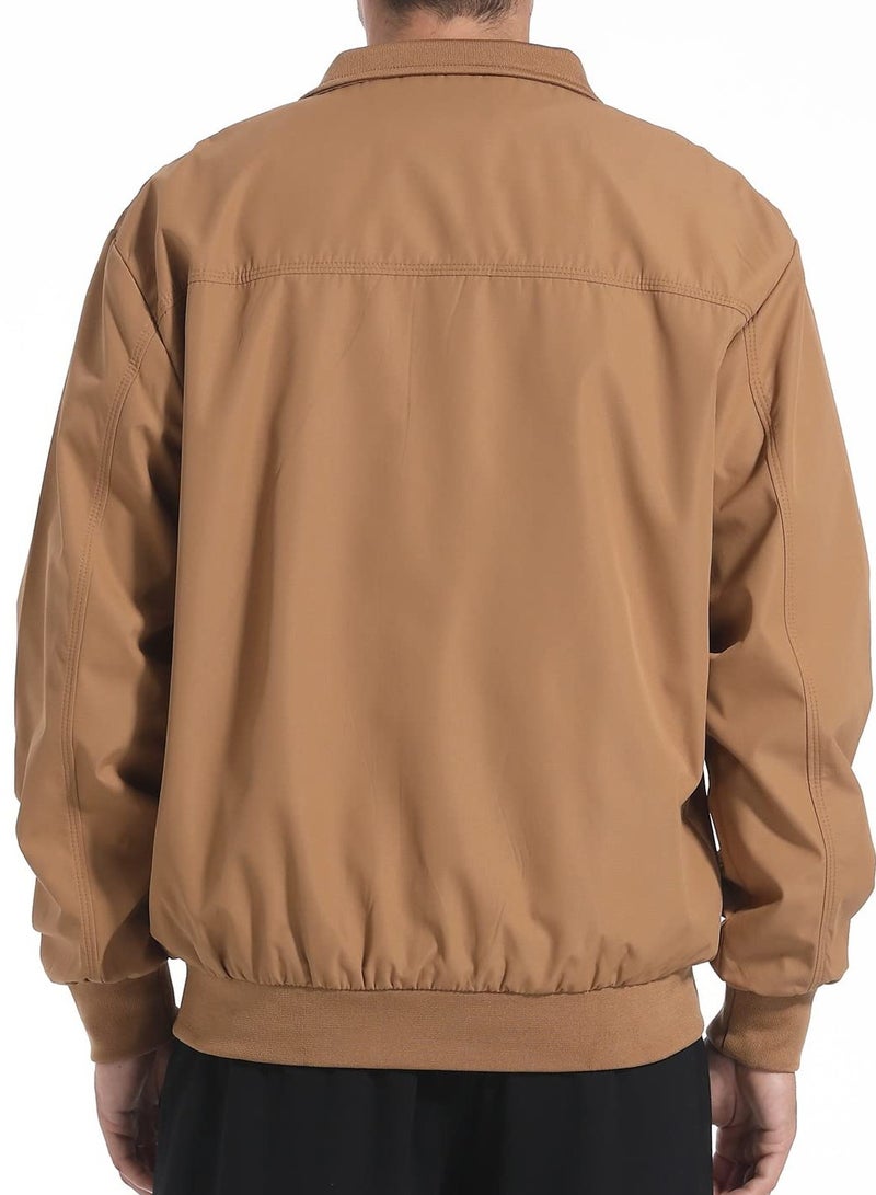 Men's Casualshell spring Autumn Business Style Slim  Jacket Zip Up Outdoor Recreation Coat  - Image 5