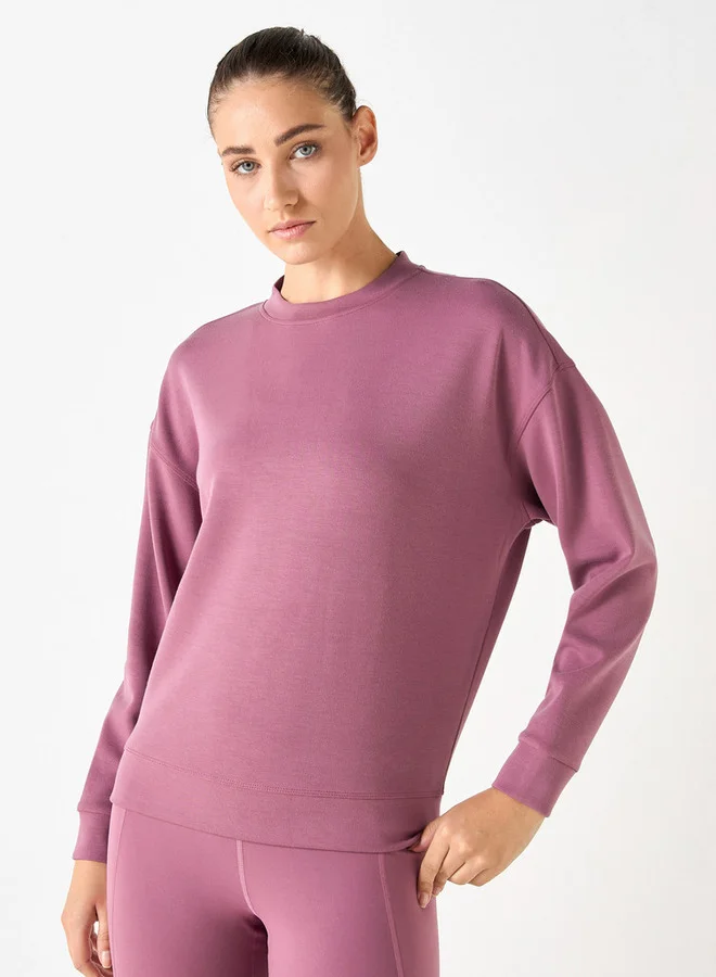 ADOT by Splash Crew Neck Sweatshirt with Long Sleeves