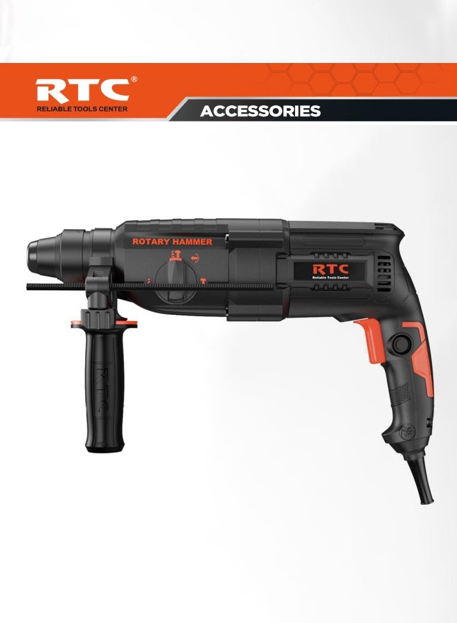 RTC RTC 526 Rotary Hammer Drill – 26mm, 800W, 1-Year Warranty – Heavy Duty SDS Electric Hammer  - Image 2