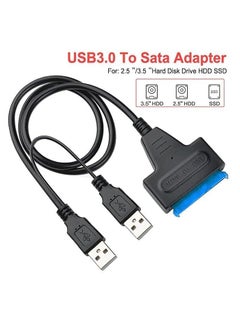 Zero USB 3.0 To SATA Hard Disk Driver Adapter Cable Black  - Image 3