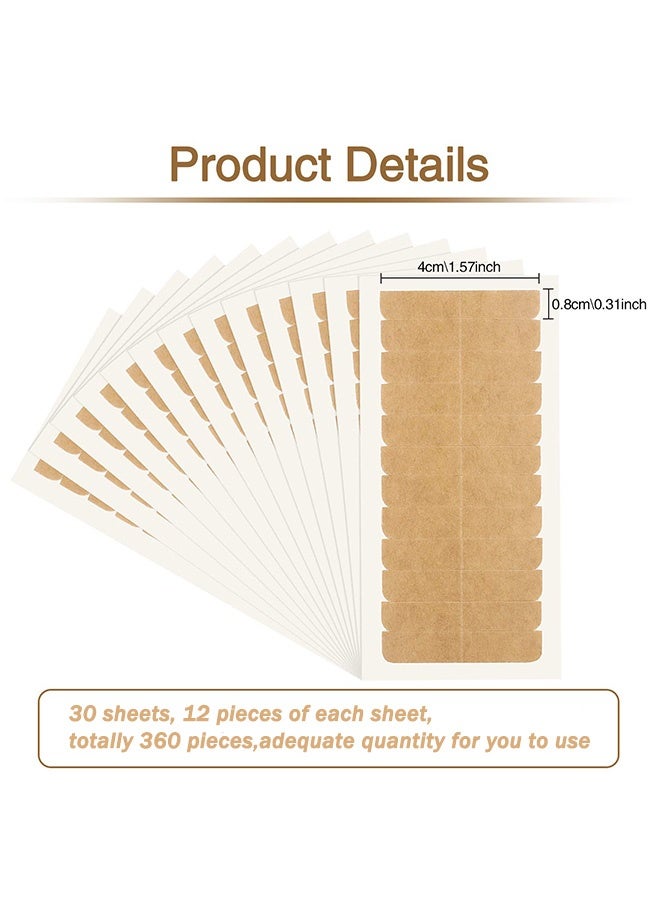 10 شرائط من شريط الدانتيل الأمامي للشعر المستعار، لاصق قوي مزدوج الجوانب، مقاوم للماء، ملصق بديل لنظام الشعر المستعار وقطع الشعر المستعار ووصلات الشعر - Image 2