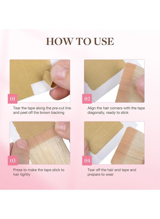 10 شرائط من شريط الدانتيل الأمامي للشعر المستعار، لاصق قوي مزدوج الجوانب، مقاوم للماء، ملصق بديل لنظام الشعر المستعار وقطع الشعر المستعار ووصلات الشعر - Image 4