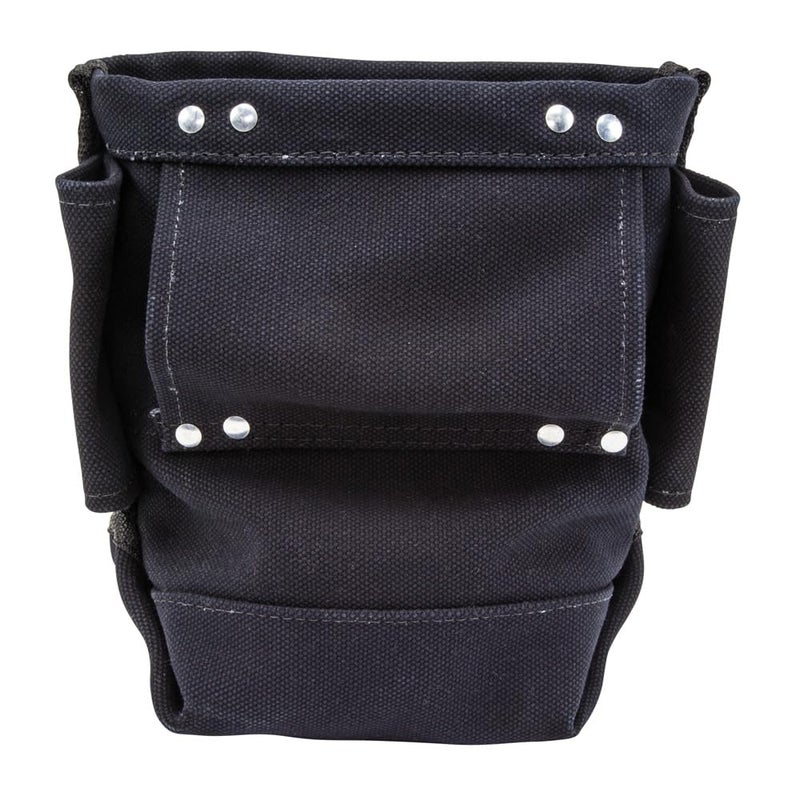 Klein Tools Klein Tools 5416TFR Tool Bag, Flame Resistant Canvas Bag for Bolt Storage with Double Reinforced Bottom and Tunnel Connect, 5 x 10 x 9-Inch  - Image 5