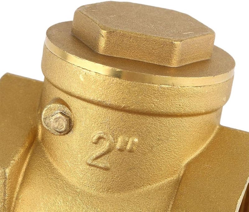 صمام فحص تأرجح من النحاس 2 بوصة خيط BSP أنثى عالي الضغط 232 رطل لكل بوصة مربعة عودة غير الماء تدفق - Image 3