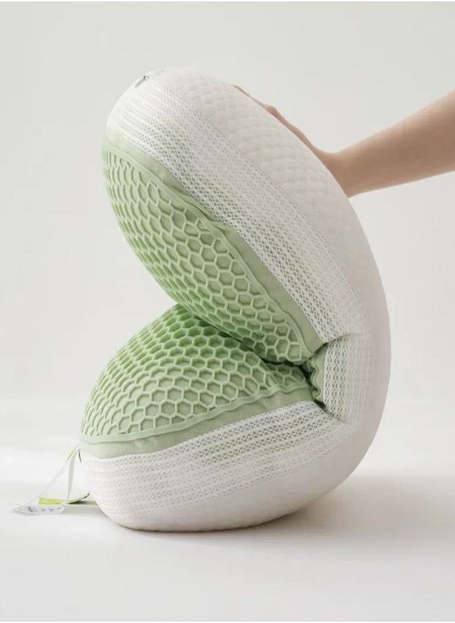 EasyLife - TPE-Pillow Inside High Elastic Filler, Mesh Half Side Honeycomb, Gel Material Design, Soft and Comfortable Fabric for Good Sleep - Image 1