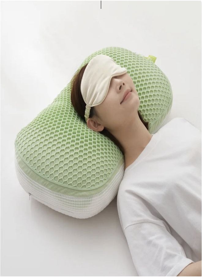 EasyLife - TPE-Pillow Inside High Elastic Filler, Mesh Half Side Honeycomb, Gel Material Design, Soft and Comfortable Fabric for Good Sleep - Image 1