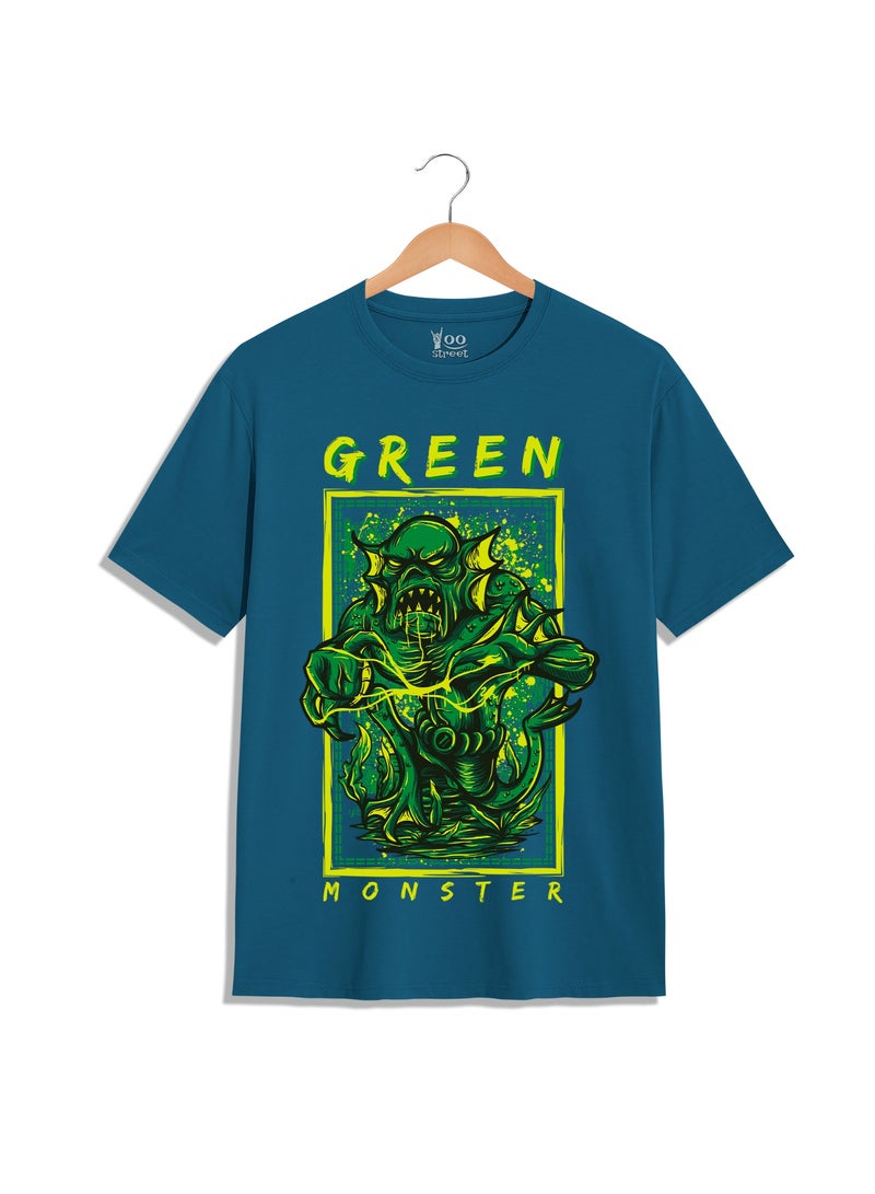 SHOP NEW ARRIVALS MERMAN THE GREEN MONSTER T-SHIRT Motivational Quote Graphic Tee for Men Women Inspirational Success Mindset Gift Unisex Comfortable Cotton - Image 1