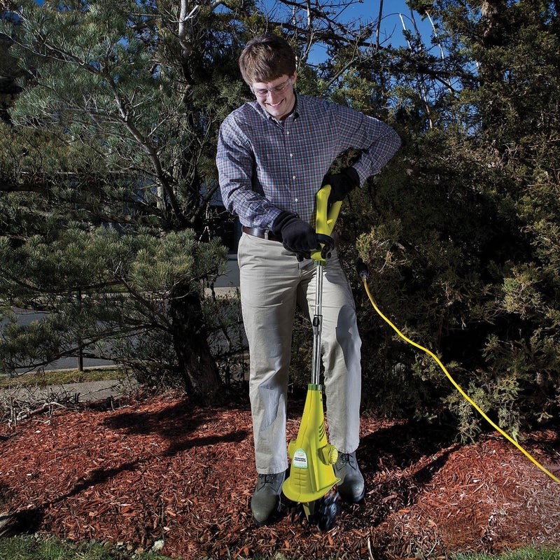 Sun Joe Corded Electric Garden Cultivator with Steel Blades, 6.3-Inch Wide Path, 2.5-Amp Motor - Heavy-Duty Cultivating Machine for Soil Prep, Lawn & Garden Maintenance, TJ599E - Image 4