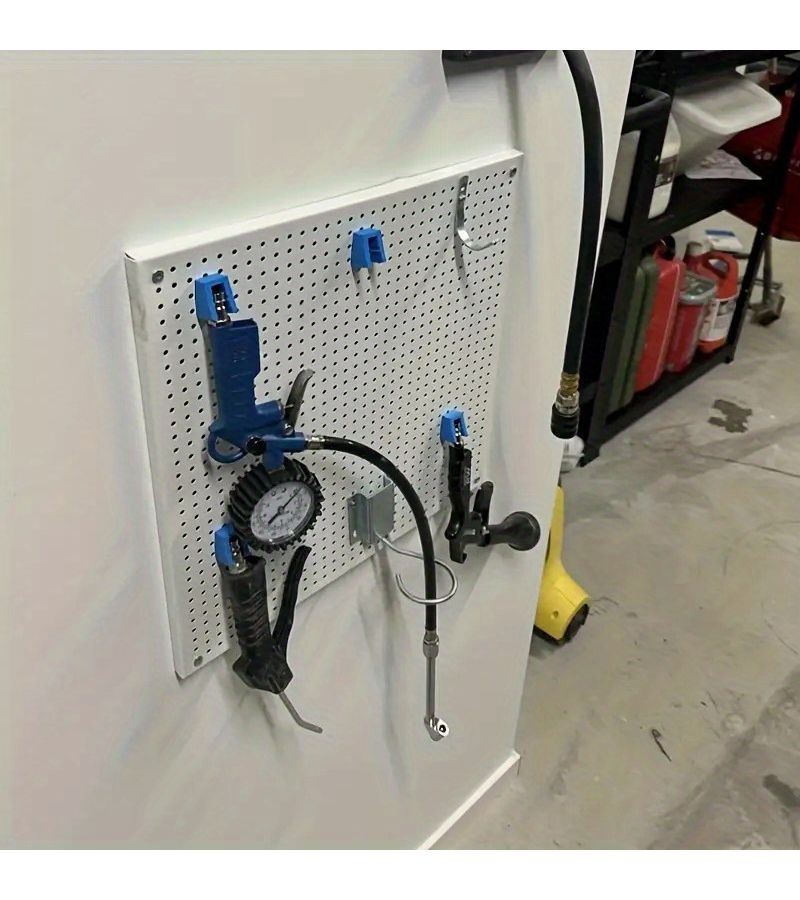 10 15pcs Black Pneumatic Tool Wall Hangers Set Simple Practical Design Perfect For Storing Pneumatic Tools Suitable For 1 4 Inch Air Joints Multifunctional Hooks - Image 4