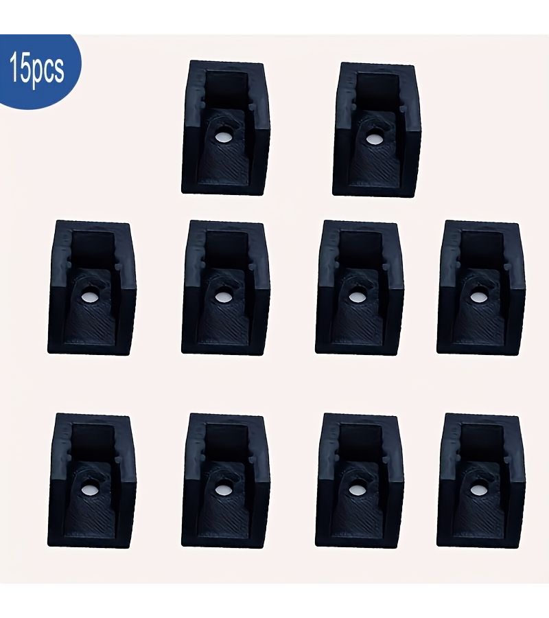 10 15pcs Black Pneumatic Tool Wall Hangers Set Simple Practical Design Perfect For Storing Pneumatic Tools Suitable For 1 4 Inch Air Joints Multifunctional Hooks - Image 1