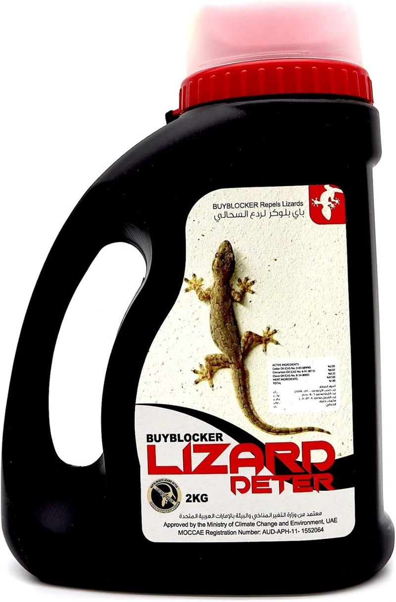 BuyBlocker Lizard Deter Repellent Granular Bait - 2Kg Organic Lizard Repellent - Image 1
