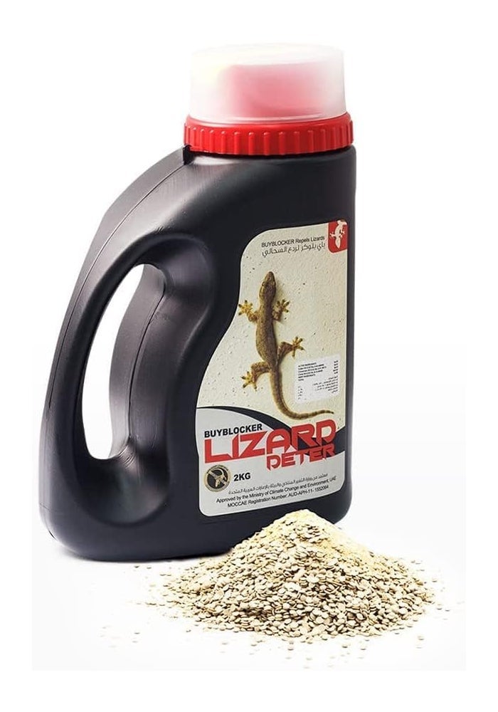 BuyBlocker Lizard Deter Repellent Granular Bait - 2Kg Organic Lizard Repellent - Image 4