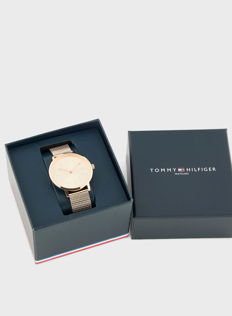 تومي هيلفيغر Pippa Mesh Strap Analog Watch